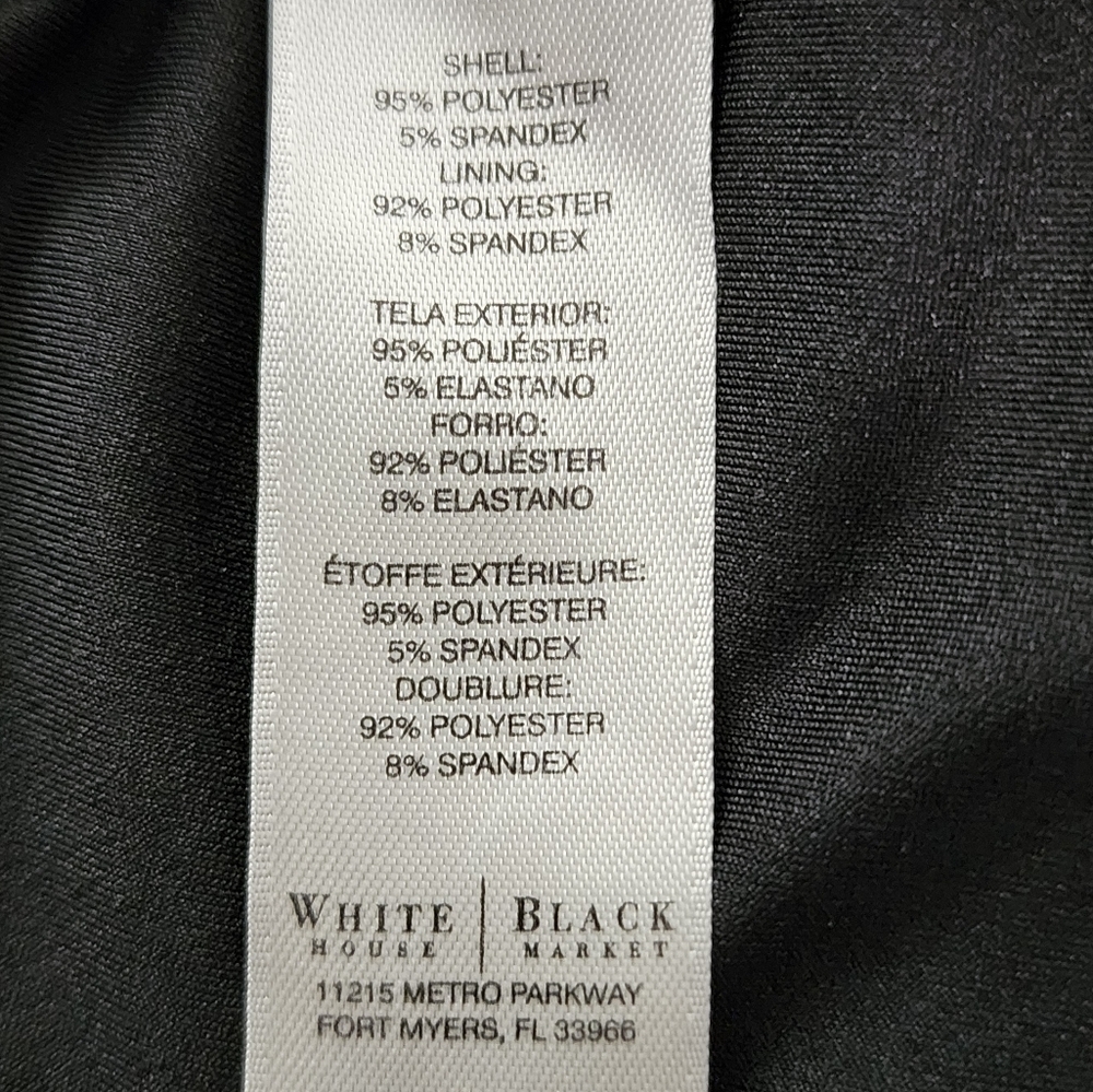 White House Black Market blue Spring Summer halter tank XS like new. - Picture 11 of 11